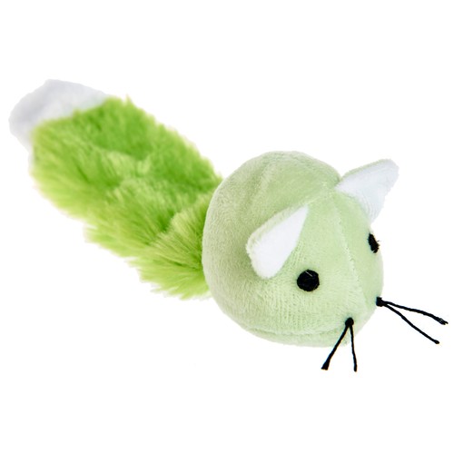 PRODUCTO ALCAMPO Juguete para gatos ratón de 20 cm con catnip.