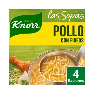KNORR Sopa de pollo con fideos sobre de 63 g.