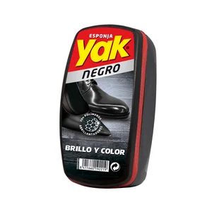 YAK Esponja para limpiar especial calzado negro YAK 1 ud.