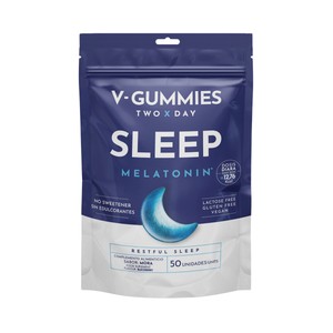 Sleep Complemento nutricional sin edulcorantes, con melatonina y sabor a mora 50 uds.