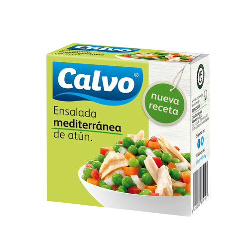 Ensalada Mediterránea de atún CALVO 150 g.