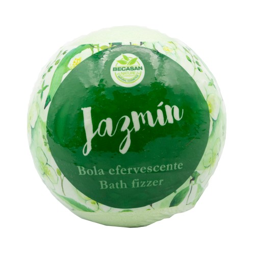BECASAN NATURE Bola de baño efervescente con aroma a vainilla, rosa, jazmín y lavanda BECASAN NATURE.