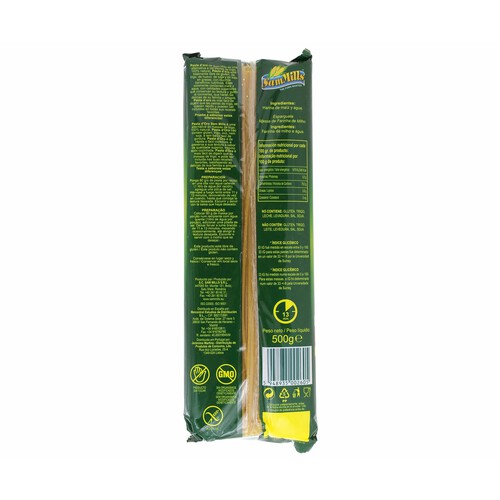 SAM MILLS Pasta Espaguetis, pasta sin gluten SAM MILLS, 500 g.