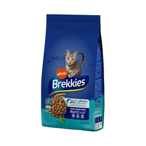 BREKKIES Pienso para gatos mix a base de pescado 1,5 kg.