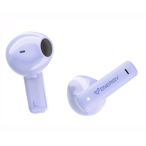 Auriculares Inalámbricos Bluetooth ENERGY SISTEM Streetmusic Lavender, con estuche de carga, 20h autonomía