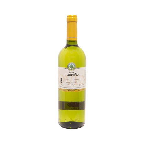 VEGA MADROÑO  Vino blanco con D.O. Vinos de Madrid VEGA MADROÑO botella de 75 cl.