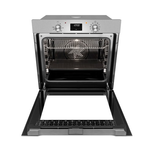 Horno multifunción FAGOR 9H-185BX Inox antihuellas, capacidad: 77L., A, A: 59,5cm, H: 59,4cm F: 57cm.