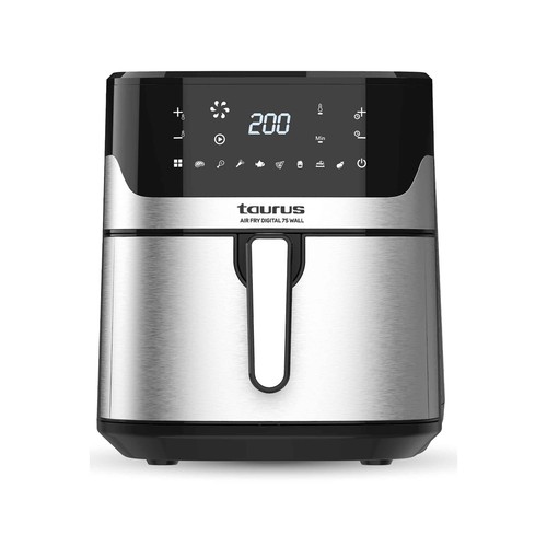 Freidora sin aceite, TAURUS AIR FRYDIGITAL 7S WALL,  6,5L, 1600W, 8 funciones, temporizador.