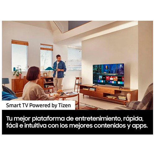 Televisión 127 cm (50") LED SAMSUNG UE50AU7025KXXC 4K, HDR 10+, SMART TV, WIFI, TDT T2, USB reproductor, 3HDMI, 2000HZ.