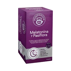 POMPADOUR Infusion de melatonina y pasiflora 15 uds 30 g.
