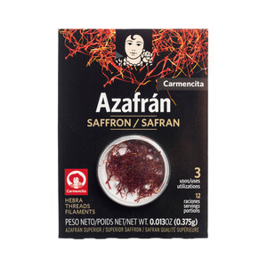 Imagen de CARMENCITA Azafrán en hebra 0,375 g.