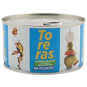 Imagen de KIMBO Banderillas no picantes en aceite de oliva KIMBO TORERAS lata de 330 grs