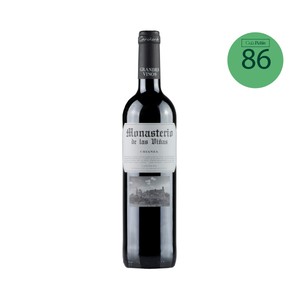 MONASTERIO DE LAS VIÑAS Vino tinto crianza con D.O.P Cariñena botella 75 cl.