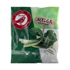 Imagen de AUCHAN Acelgas seleccionadas en porciones 1 kg. Producto Alcampo