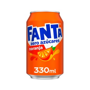 Imagen de FANTA ZERO Refresco de naranja lata zero azúcares de 330ml