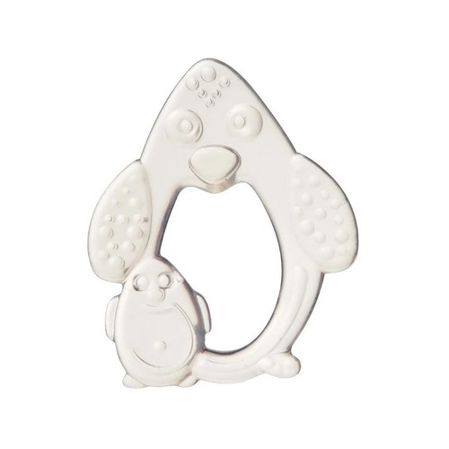 Anillo dentición pingüino de silicona, primera etapa para bebé, TIGEX.