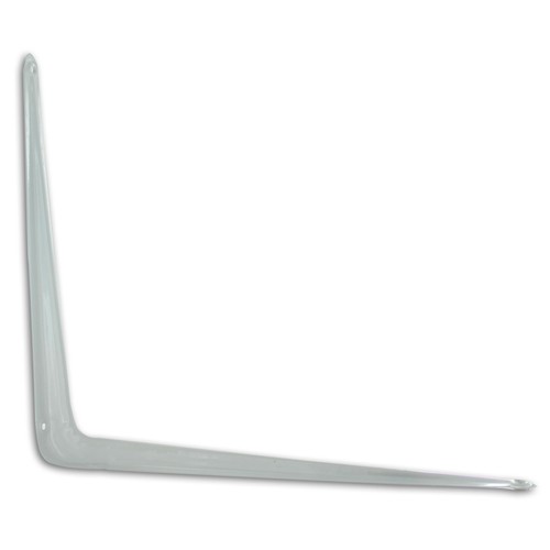 Escuadra fija con nervio 300x350., color blanco, ARREGUI.