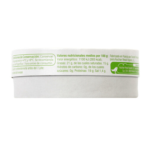 Queso Camembert PRODUCTO ECONÓMICO ALCAMPO 240 g.
