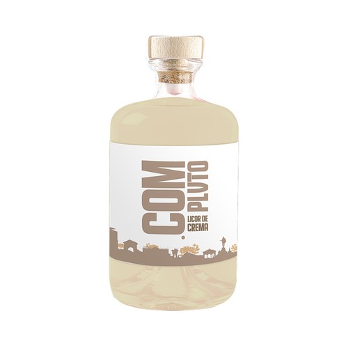 COMPLVTO Licor de crema, elaborado y embotellado en la Comunidad de Madrid COMPLVTO botella de 70 cl.