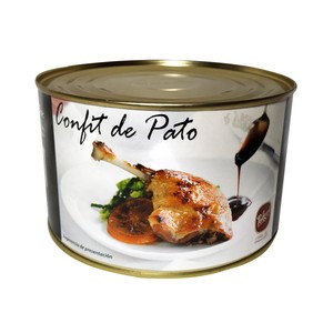 Imagen de POLGRI Confit de pato (muslos de pato confitados) 1350 g.