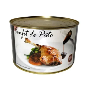 POLGRI Confit de pato (muslos de pato confitados) 1350 g.