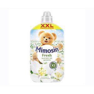 MIMOSÍN Sueño de jazmín Suavizante concentrado con potenciadores de la fragancia, 105 lavados.