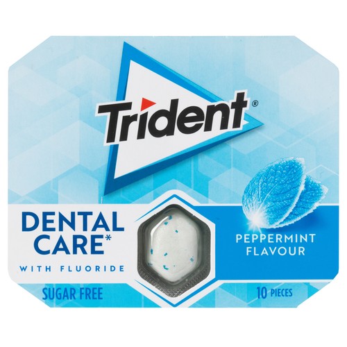 TRIDENT ORAL B Chicles de menta en grageas 10 uds.