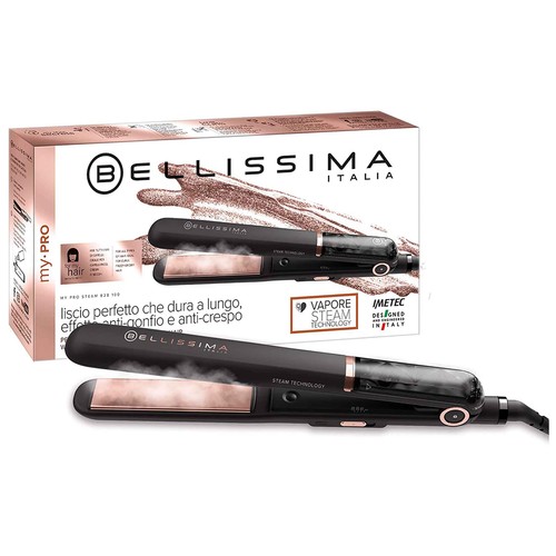 Plancha de pelo con vapor  BELLISSIMA My Pro Steam B28 100 con Vapore Steam Technologhy.