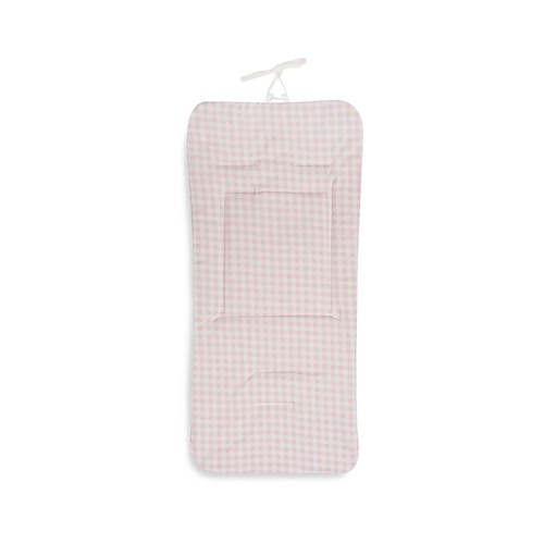Colchoneta reversible nido abeja + Vichy para silla de paseo, DON ALGODÓN.