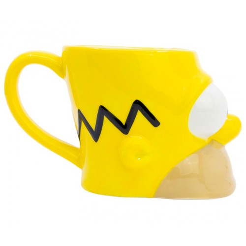 Taza de cerámica 3d 385ml de Homer Simpsons caja regalo, THE SIMPSONS