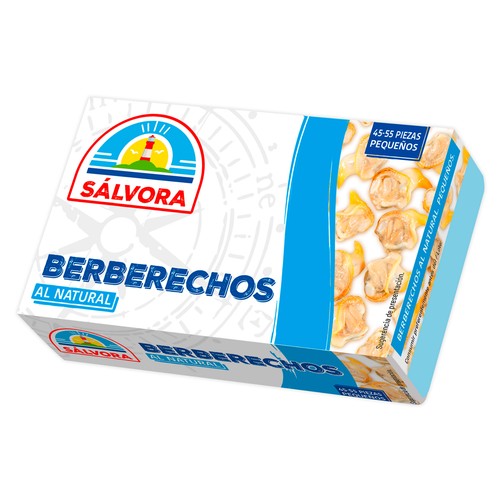 SALVORA Berberecho al natural pequeño 58 g.