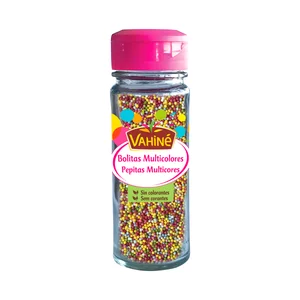 VAHINÉ Bolitas multicolores de confitería VAHINÉ 80 g.