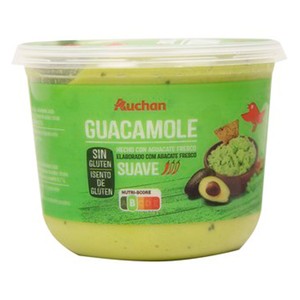 Imagen de AUCHAN Guacamole suave, elaborado con aguacate fresco 500 g. Producto Alcampo