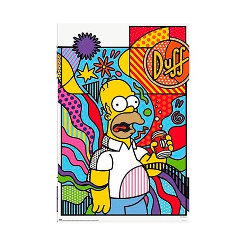 Poster the Simpson homer art. ERIK