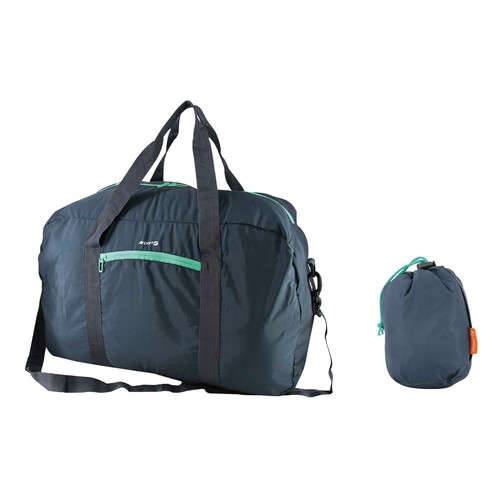 Bolso de viaje capacidad 50 litros de color azul marino, AIRPORT ALCAMPO.