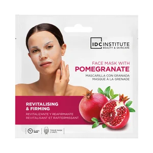 IDC INSTITUTE Mascarilla facial revitalizante y reafirmante con extracto de granada.