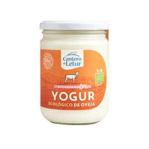 Imagen de CANTERO DE LETUR Yogur de oveja natural ecológico desnatado ecológico CANTERO DE LETUR 420 g.