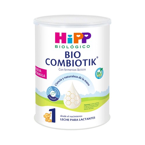 HIPP Biológico combiotik Leche en polvo (1) de inicio para recién nacido (lactantes) 800 g.