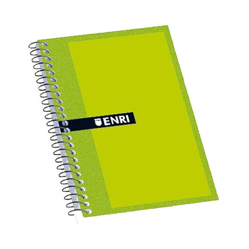 Cuaderno A6 con cuadrícula de 4x4 mm con tamaño 85x125 mm , margen izquierdo, 80 hojas de 90g EMRI.