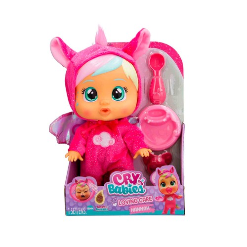 Muñeca Bebé BEBÉS LLORONES Loving Care Fantasy Hannah +18 meses