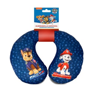 Imagen de Almohadilla cervical de color azul PATRULLA CANINA. 