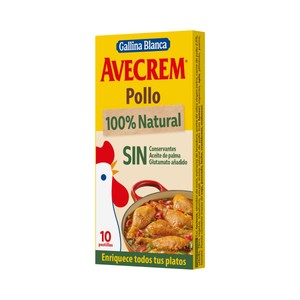 Imagen de GALLINA BLANCA Caldo de pollo 10 uds. 90 g.