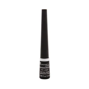 RIMMEL Exaggerate tono 001 Eyeliner líquido con aplicador de punta fina y con acabado intenso.