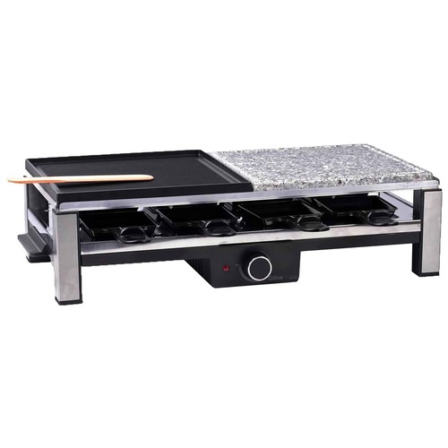 Grill raclette QILIVE Q.5642, 2000W, 8 personas, termostato.