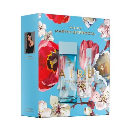 VICKY MARTIN BERROCAL Aire Estuche regalo de colonia para mujer (100 + 20 ml)