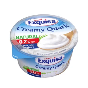 EXQUISA Queso natural cremoso quark 0.2% 500 g.