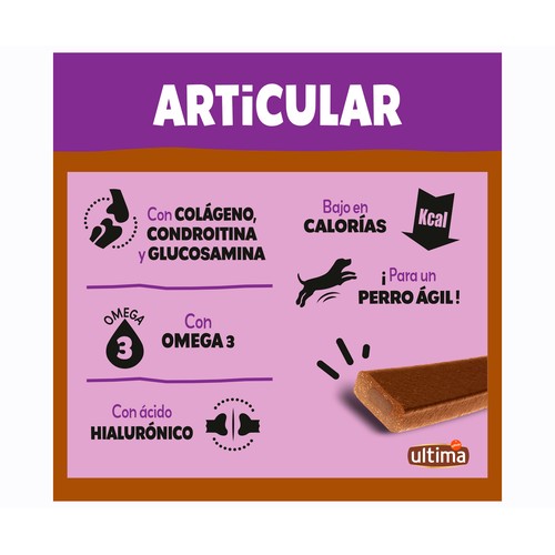 ULTIMA Snack perro medmax articular 155 gr.