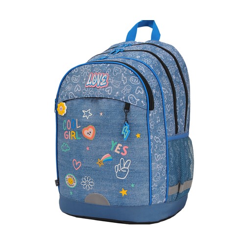 Mochila 43cm con 2 compartimentos Love, ALCAMPO.