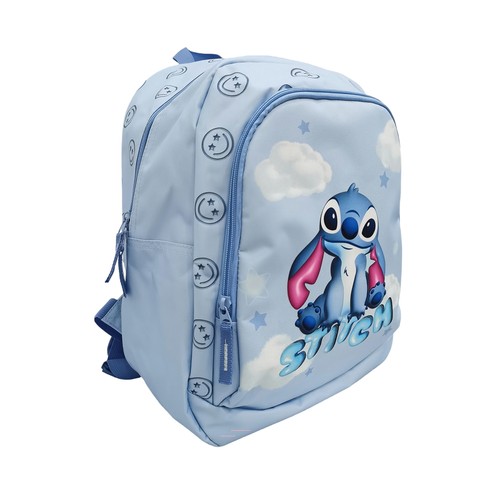 Mochila 38 cm 2 compartimentos Stitch. STITCH