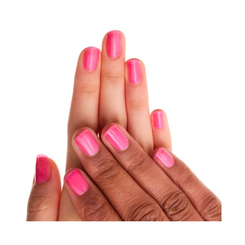 ESSENCE Glossy jelly tono rosa brillante Mini esmalte de uñas.
